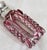 Boho Chic Antique Victorian Bohemian Cut Glass Vanity Scent Bottle with Silver Mount For Sale - Image 3 of 18