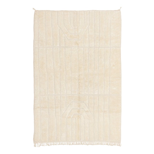 Hand-Knotted Wool Premium Rug by Azele Studio For Sale