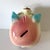 Vintage Hull Corky Piggy Bank W Pink and Blue Highlights 1957 For Sale - Image 9 of 10