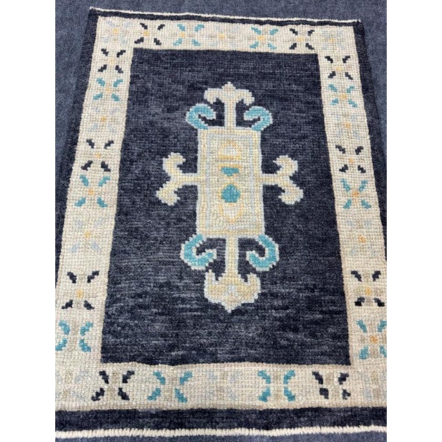 Turkish Oushak Rug 2'4" x 3'1" For Sale In Houston - Image 6 of 6