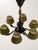 Black Model 10785 Chandelier in Patinated Metal by Harald Notini for Böhlmarks, Sweden, 1930s For Sale - Image 8 of 15