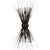 Kelly Wearstler for Visual Comfort Signature Strada Large Symmetrical Sconce in Aged Iron For Sale