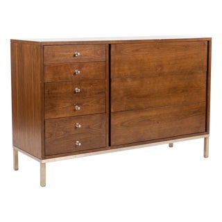 1960s Mid-Century Modern American Walnut Credenza by John Stuart For Sale