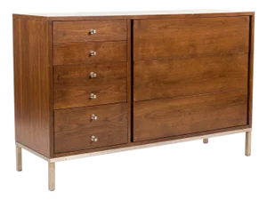 1960s Mid-Century Modern American Walnut Credenza by John Stuart