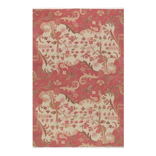 Handwoven Flatweave Chinese Area Rug 4'0"×6'0" For Sale