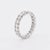 Contemporary Vintage Eternity Wedding Band All Diamonds 2 Carats H/VS, Size 5.25 For Sale - Image 3 of 7