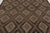 Rug & Kilim Vintage Turkish Kilim in Brown With Diamond Lattice Patterning - Rug & Kilim For Sale - Image 4 of 10