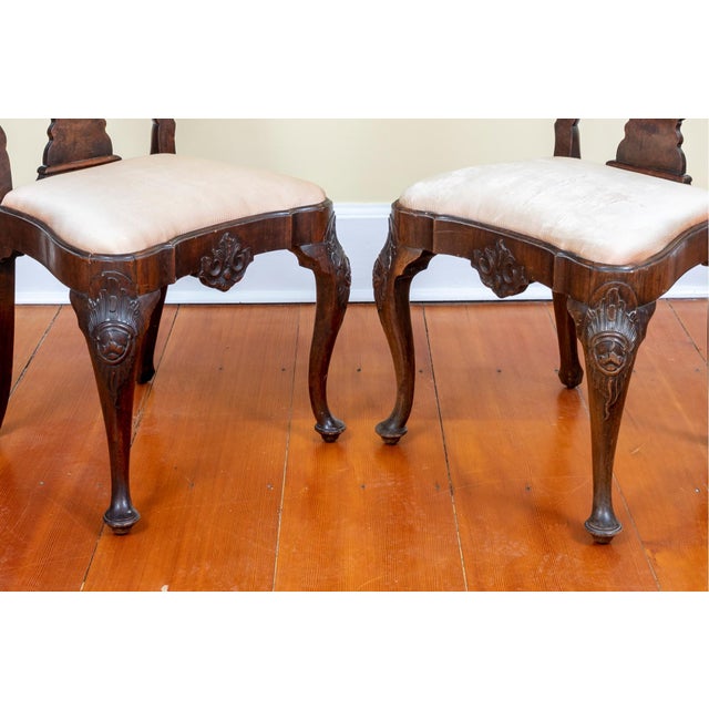 Pair of 18th Century Dutch Rococo Side Chairs For Sale In New York - Image 6 of 12