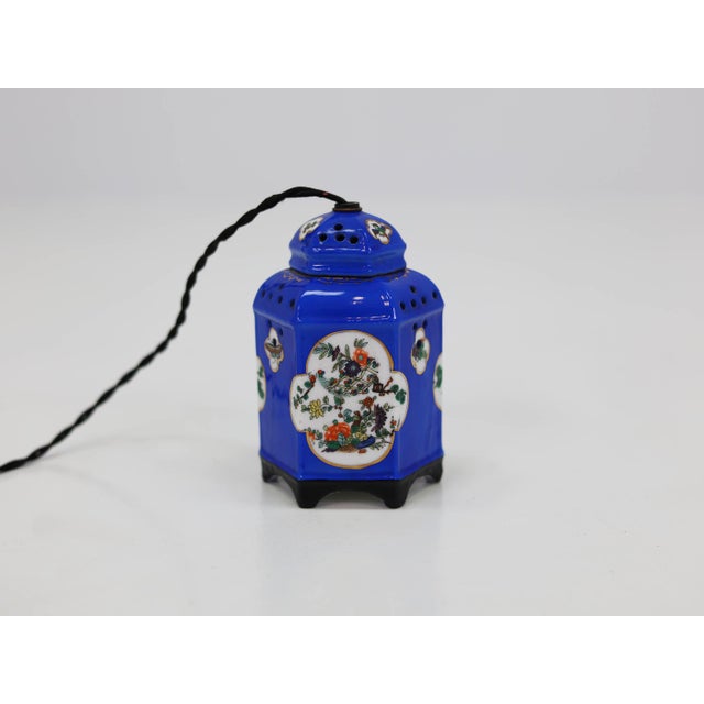 1920s Vintage German Art Deco Chineserie Table Lamp, 1920s For Sale - Image 5 of 5