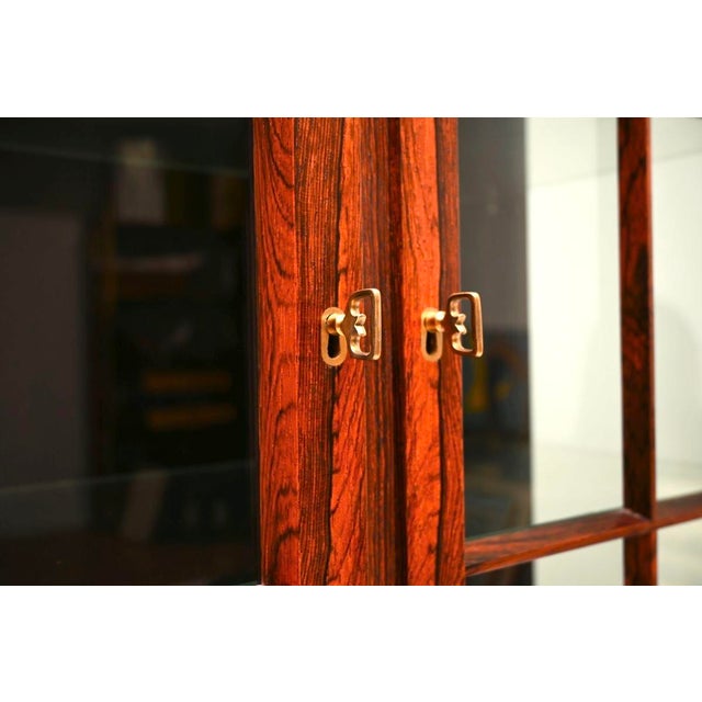 Vintage Scandinavian Display Cabinet by Torbjorn Afdal for Bruksbo, 1960s For Sale - Image 11 of 12