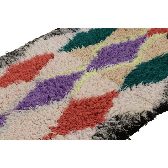 Rug & Kilim Vintage Azilal Moroccan Style Runner Rug, With Patterns From Rug & Kilim For Sale - Image 4 of 7