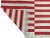 Casa Cosima Handmade Cotton Striped Rug, Red and White - 12'x15' For Sale - Image 4 of 10