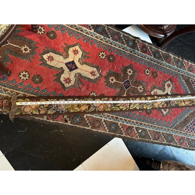 Brown Victorian Needlepoint Bell Pull For Sale - Image 8 of 9