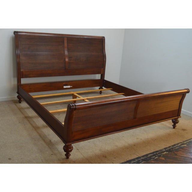 Traditional Ethan Allen British Classics King Bed For Sale - Image 3 of 17