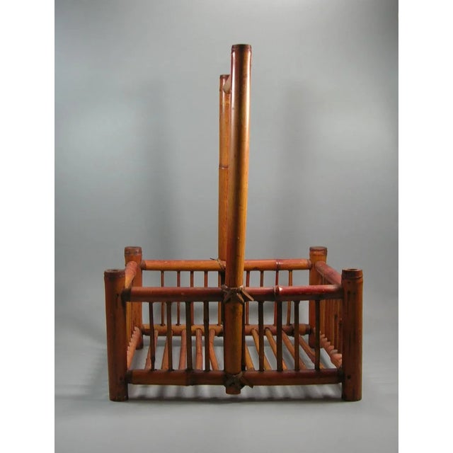 Japanese Mid Century Bamboo Picnic Basket Chairish