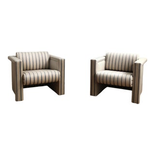 1980s Vintage Knoll Haussmann Club Chairs - a Pair For Sale