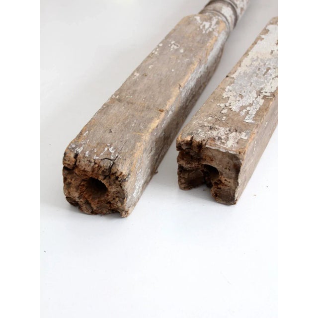 Antique Architectural Columns - a Pair For Sale - Image 11 of 12