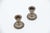 Low Candlesticks with Reliefs on the Bases, Set of 2 For Sale - Image 3 of 4