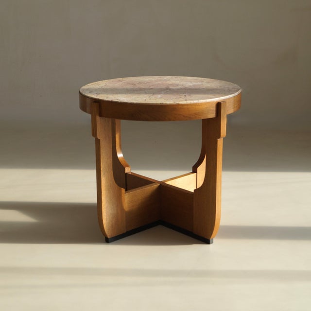 A striking and substantial Dutch Art Deco table from the Haagse School (The Hague School), dating from the late 1920s to...