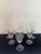 1970s 1970s "Diamant" Crystal d'Arques-Durand France 6" Tall Champagne Fluted Set of Six(6) For Sale - Image 5 of 18