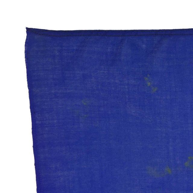 Vintage Wool Flag of Barbados For Sale - Image 4 of 6