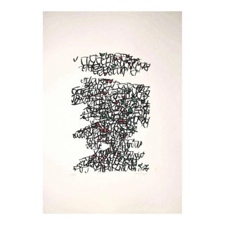 Antonio Sanfilippo, Abstract Composition, Original Screen Print by Antonio Sanfilippo, 1971 For Sale
