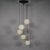 Dutch Five-Globe Pendant Lamp, 1970s For Sale - Image 13 of 16