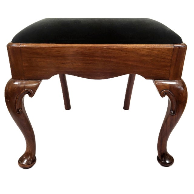 Pair 19th C English Queen Anne Mahogany Splat Back Slip Seat Side Chairs For Sale - Image 13 of 15