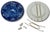 English Stunning & Rare Antique Original Set of 3 Dark Flow Blue English Staffordshire 10 Inch Dinner Plates Circa 1830s For Sale - Image 3 of 18