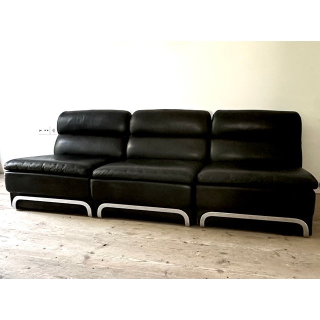 Metal Mid-Century Modular Sofa by Horst Brüning for Kill International, Germany, 1970s, Set of 3 For Sale - Image 7 of 7