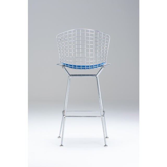 Mid-Century Modern Bar Stools by Harry Bertoia for Knoll Inc / Knoll International, 1970s, Set of 3 For Sale - Image 3 of 9