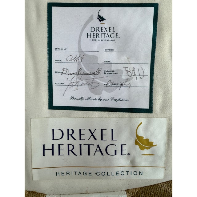 Drexel Heritage Bergere Chair For Sale - Image 9 of 11