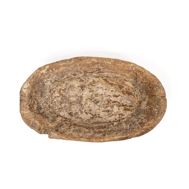 Wood Antique Turkish Burled Wood Root Bowl For Sale - Image 7 of 11