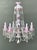 Vintage Check Cut Crystal Swag Chandelier For Sale In West Palm - Image 6 of 12