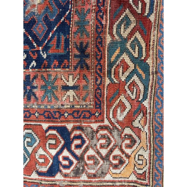 Late 19th Century Caucasian Shirvan Rug, 1890s For Sale - Image 13 of 18