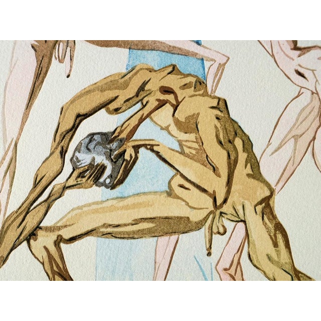 Salvador Dali, Les Simoniaques, Nude, Etching For Sale - Image 4 of 6