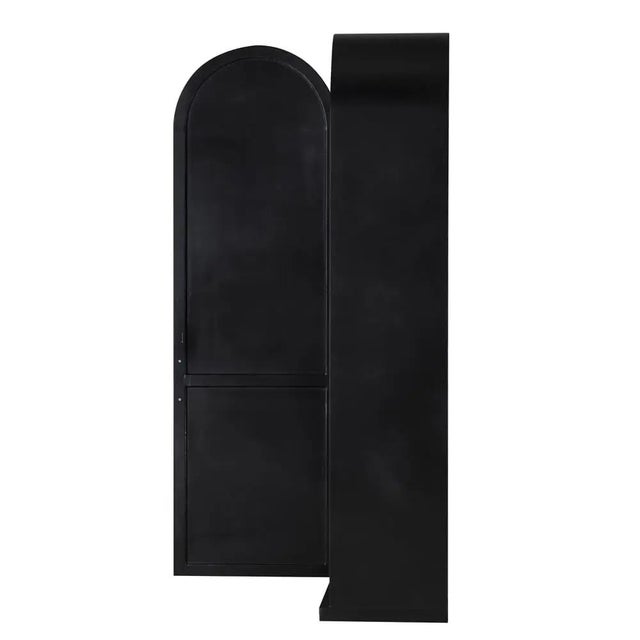 Not Yet Made - Made To Order NOIR New Tyrol Hutch, Right For Sale - Image 5 of 9