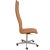 Arne Jacobsen's high-backed Oxford office chair, newly reupholstered with whisky-colored Nevada aniline leather. The chair...
