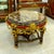 Make a dramatic statement with this large French Empire-inspired center table, crafted from substantial hardwood and...