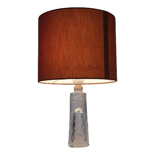 Glass Table Lamp by Tyko Axelsson for Reijlmyre, Sweden, 1960s For Sale