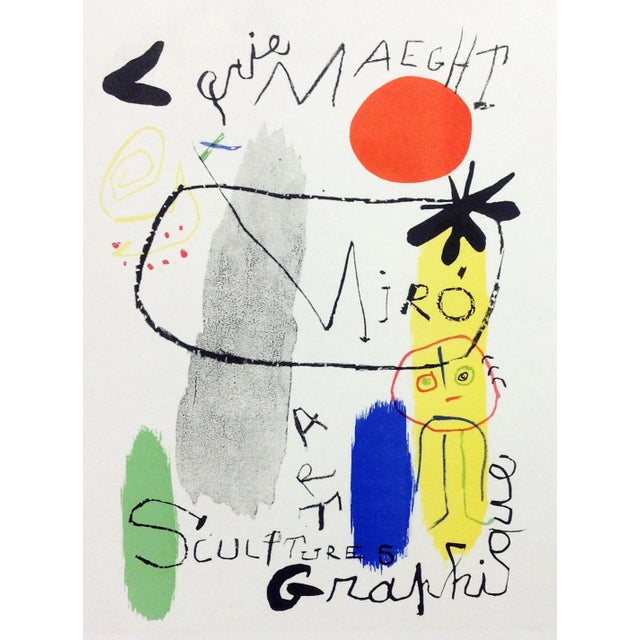 Title: Art Graphique Artist: Joan Miro Country: Spain Medium: Lithograph Paper size: 12.5 X 9.5 inches Printed: 1959 by...