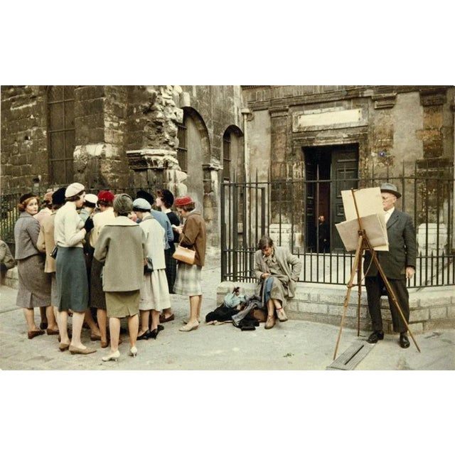Paris Culture Vultures from the Paris In Colour Series 1956-61 By Peter Cornelius Giant oversize 152 x 101 cm / 60 x 40...