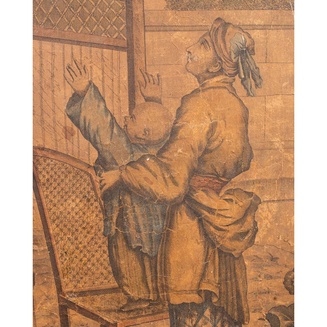 Pair 19th Century French Chinoiserie Wallpaper Panels For Sale - Image 13 of 18