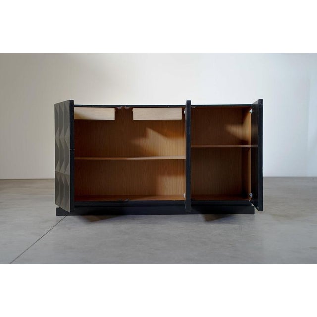 Brutalist Black Sideboard by Frans Defour, Belgium, 1970s For Sale - Image 5 of 10