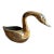 Vintage Petite Brass Swan Planter or Catchall For Sale
