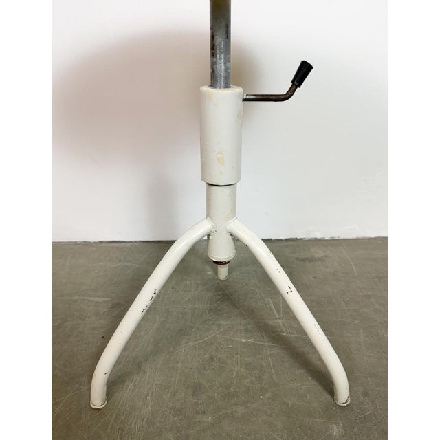 Industrial Iron Height Adjustable Stool, 1960s For Sale - Image 11 of 16