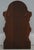 Brown Primitive Style Wood Collector Sponge Painted Spoon Holder W. Carved Sun Rays For Sale - Image 8 of 8