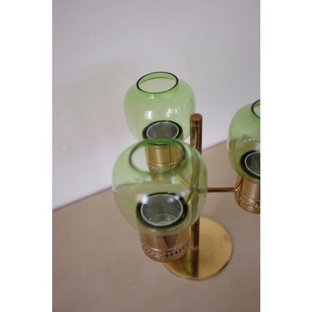 Hans-Agne Jakobsson 1950s Hans-Agne Jakobsson Brass Candleholder For Sale - Image 4 of 7
