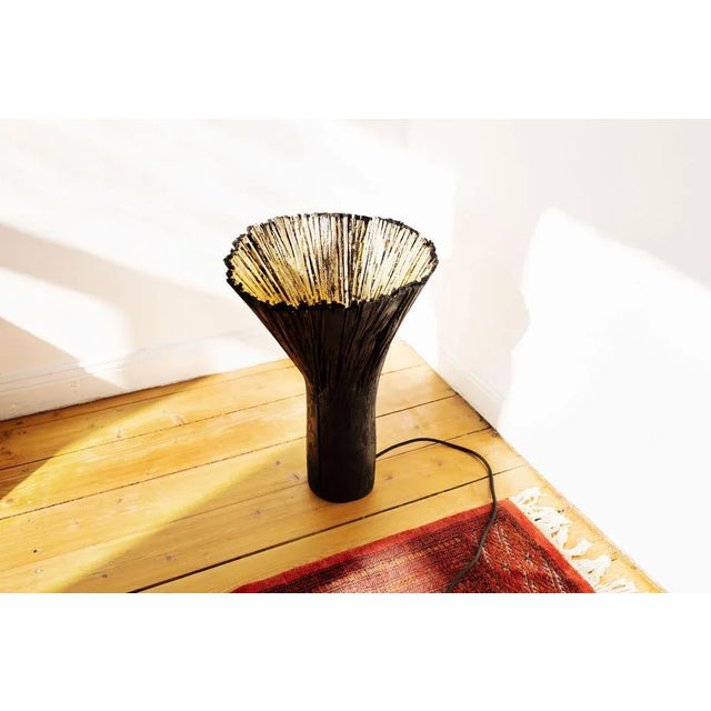 Pressed Wood Black Table Light from Johannes Hemann For Sale - Image 4 of 9
