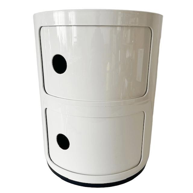 Contemporary Vintage Space Age Side Table by Anna Castelli Ferrieri for Kartell, 1970s For Sale - Image 3 of 10